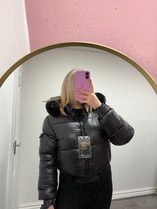 AURORA PADDED FUR COAT