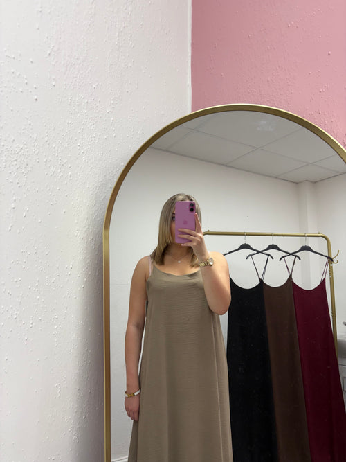 LYLA FLOATY V BACK DRESS