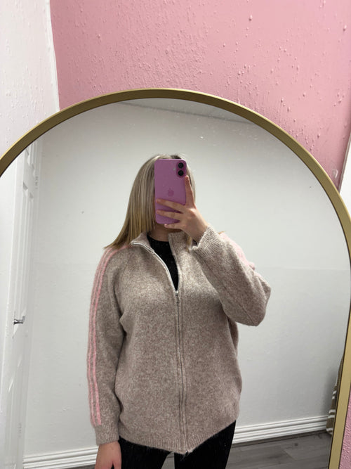 PENELOPE STRIPE KNITTED JACKET