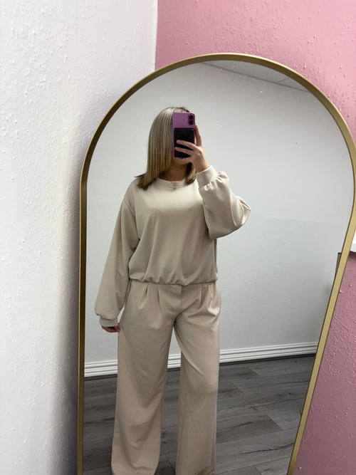 PALMA BUBBLE HEM FLARE SET