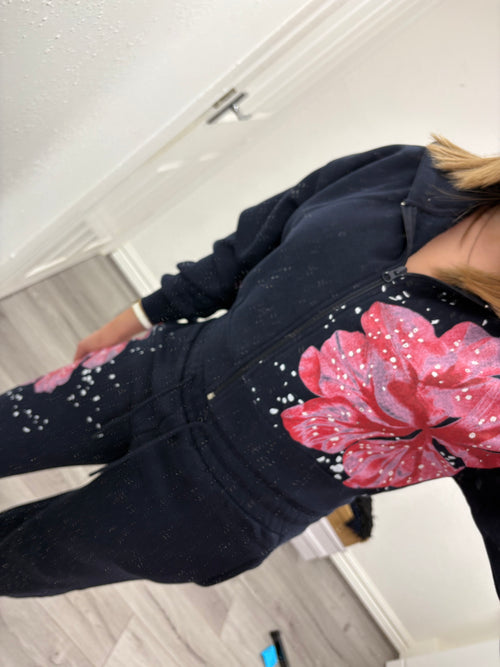 ALMA FLORAL TRACKSUIT