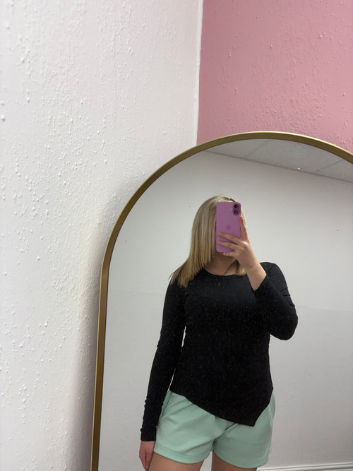ASTRID FLEECE ASYMMETRICAL TOP