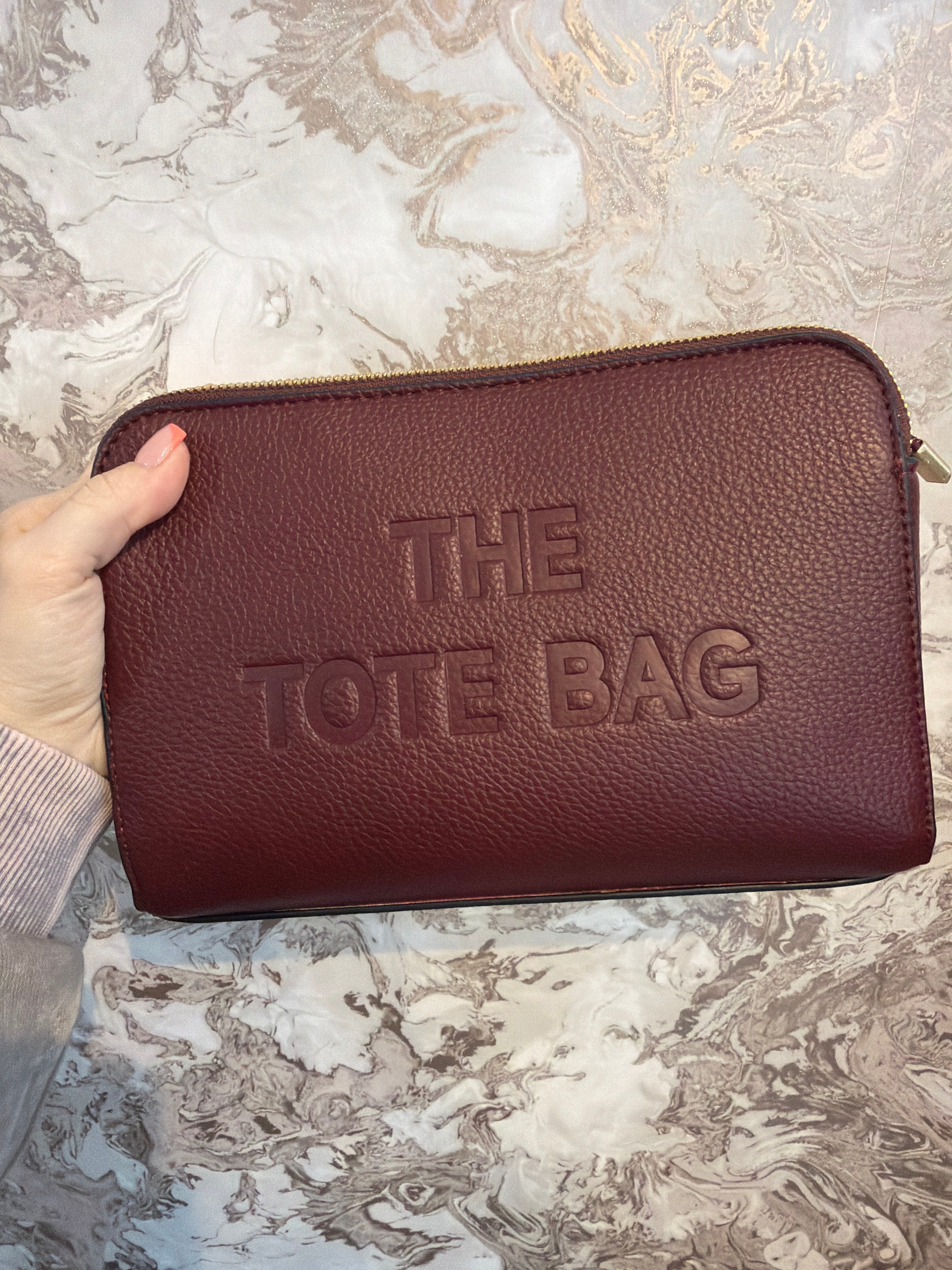BURGUNDY BAG