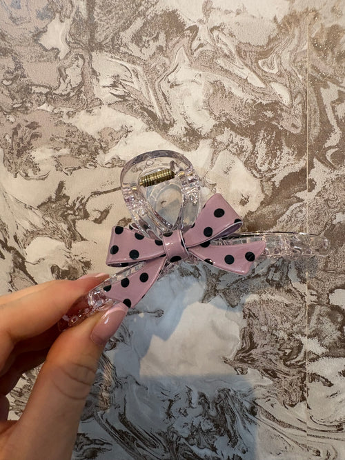 POLKA DOT HAIR CLIP