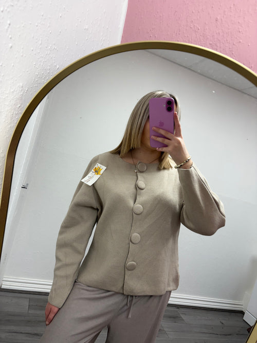 ASPEN CHUNKY BUTTON CARDIGAN