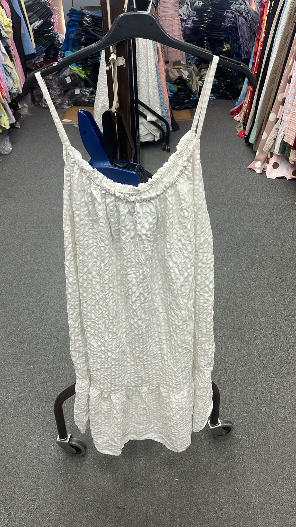 SOPHIE CHEESECLOTH SMOCK DRESS