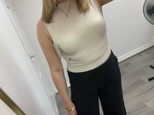 NICO KNITTED HIGH NECK TOP