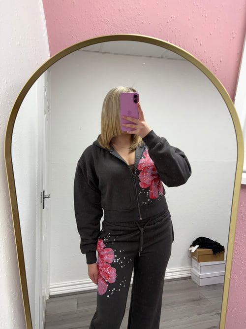 ALMA FLORAL TRACKSUIT
