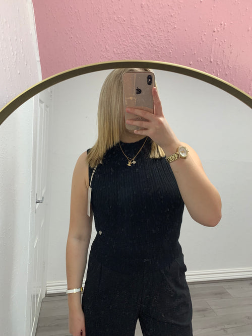 NICO KNITTED HIGH NECK TOP