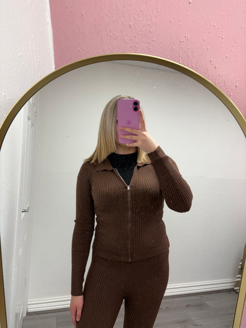 LYDIA DOUBLE ZIP UP SET