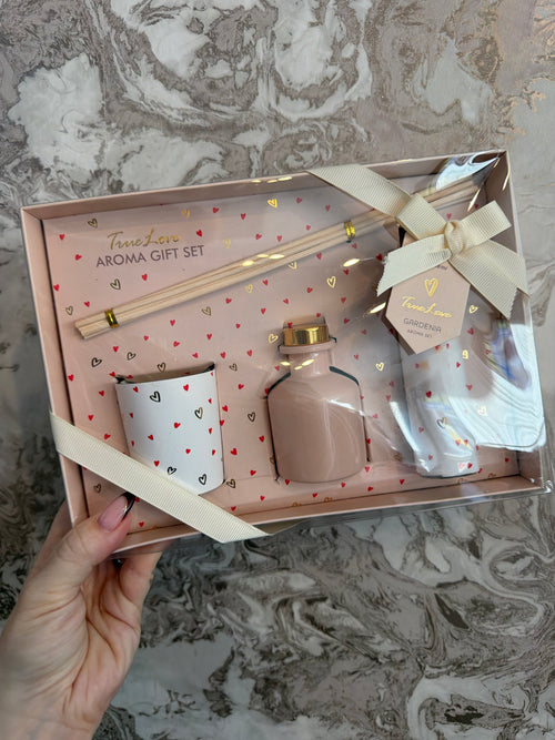 DIFFUSER, CANDLE AND ROOM SPRAY GIFT SET