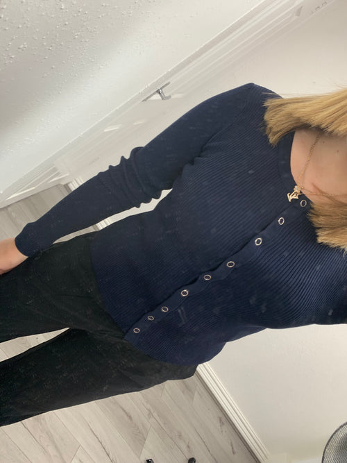 NYLA BUTTON UP TOP
