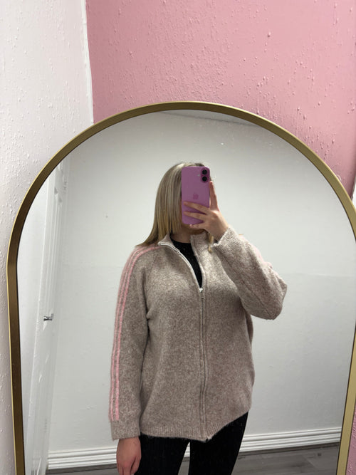 PENELOPE STRIPE KNITTED JACKET
