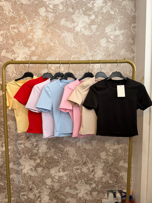 POPPY BASIC CROP TOP