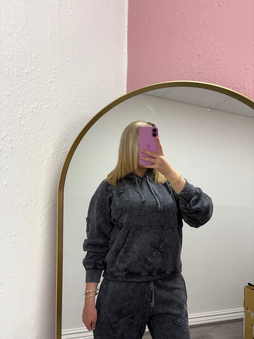 LYLA ACID WASH CROSS TRACKSUIT