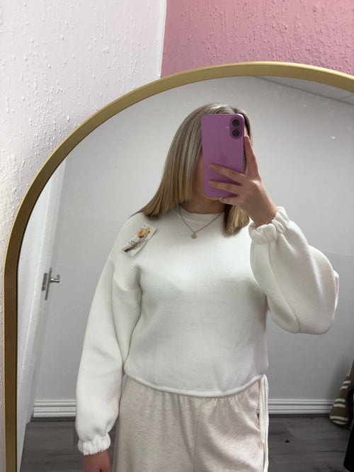 HARLOW RUCHED KNITTED JUMPER