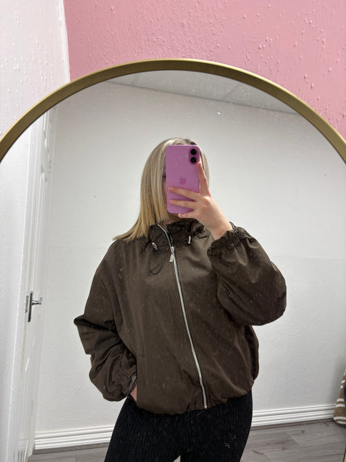 ARIA BUBBLE HEM TOGGLE JACKET