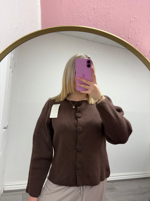 ASPEN CHUNKY BUTTON CARDIGAN