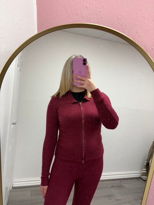 LYDIA DOUBLE ZIP UP SET