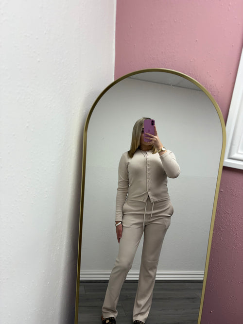 MOLLY BUTTON UP SET