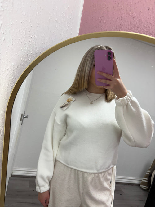 HARLOW RUCHED KNITTED JUMPER