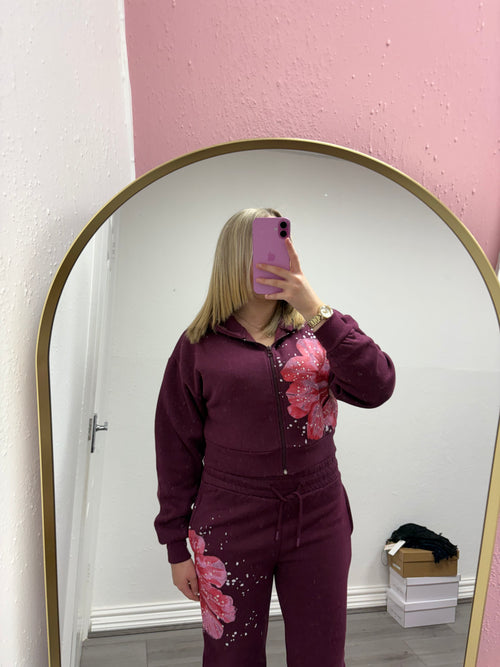 ALMA FLORAL TRACKSUIT