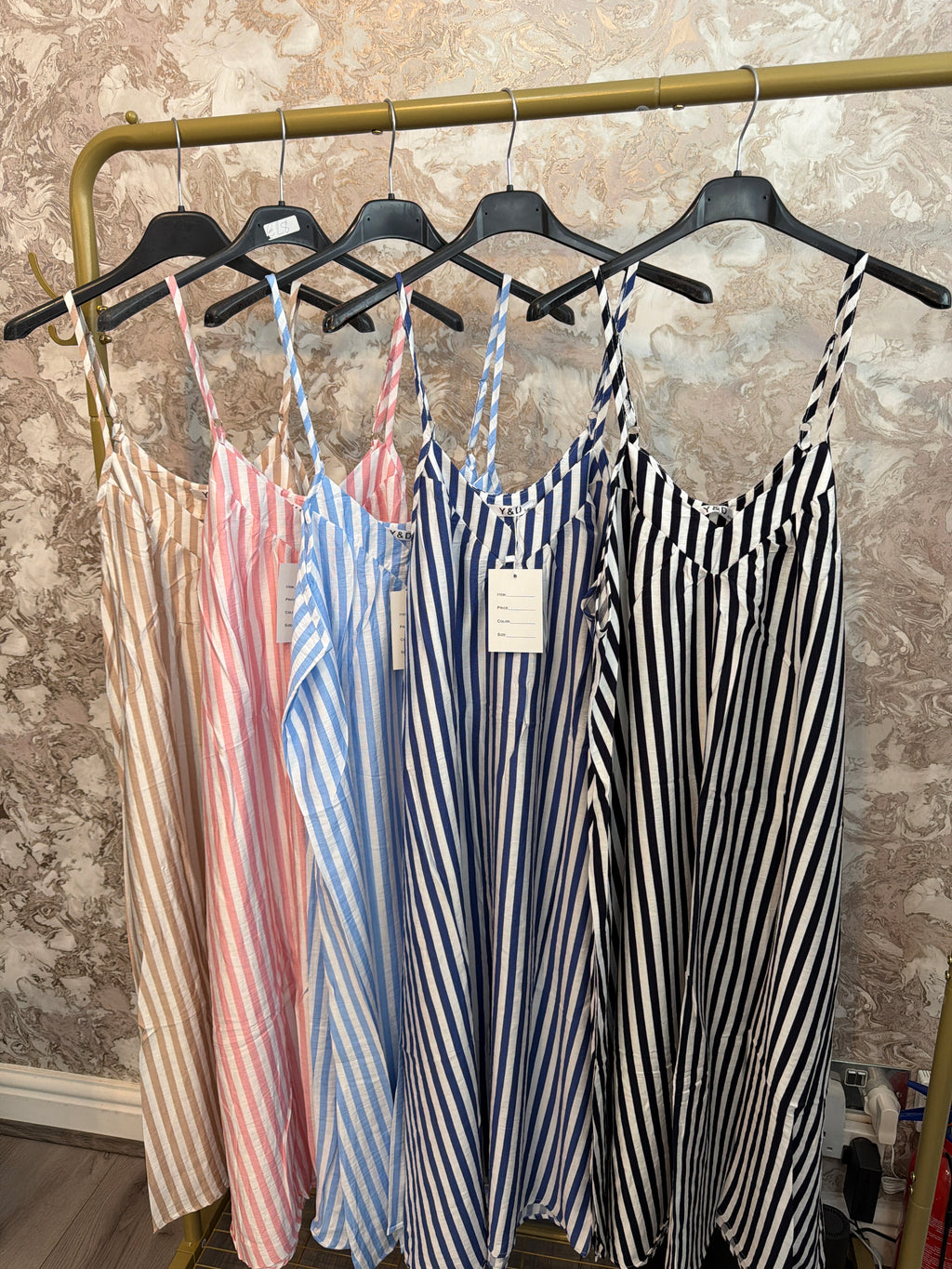 ELLA STRIPE SMOCK DRESS