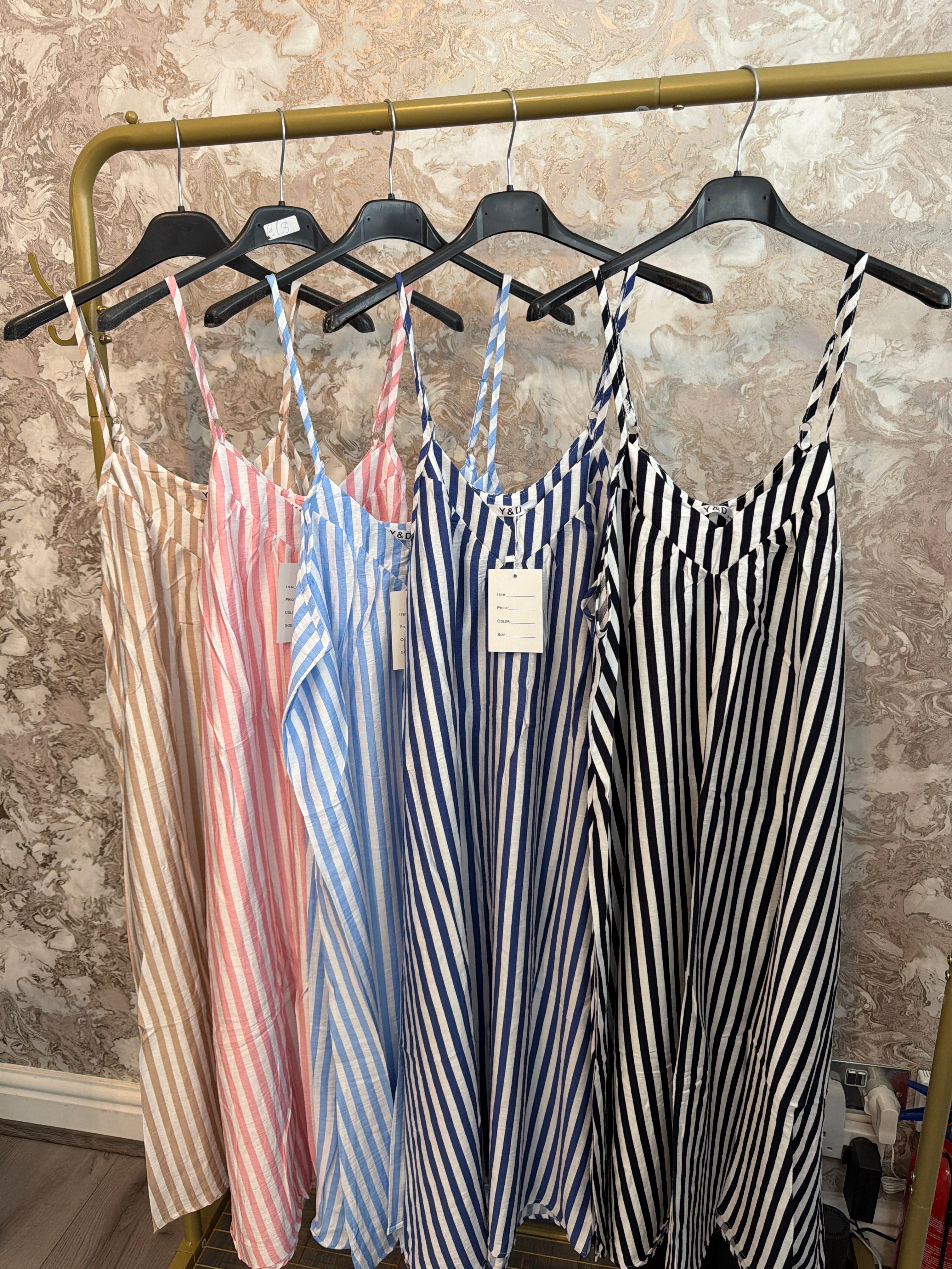 ELLA STRIPE SMOCK DRESS