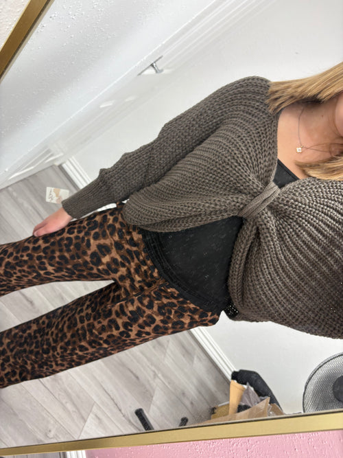 KENNEDY KNITTED BOW JUMPER