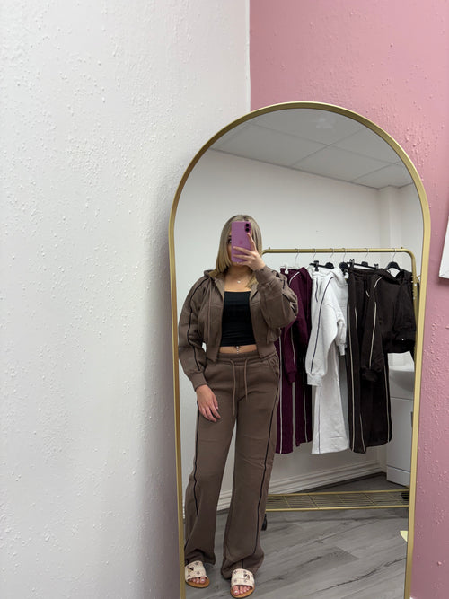OLIVIE STRIPE TRACKSUIT