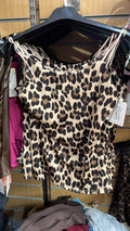 ELVIE LEOPARD VEST TOP