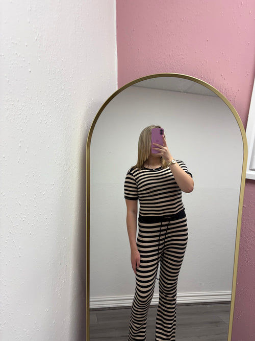 CELESTE STRIPE KNITTED SET