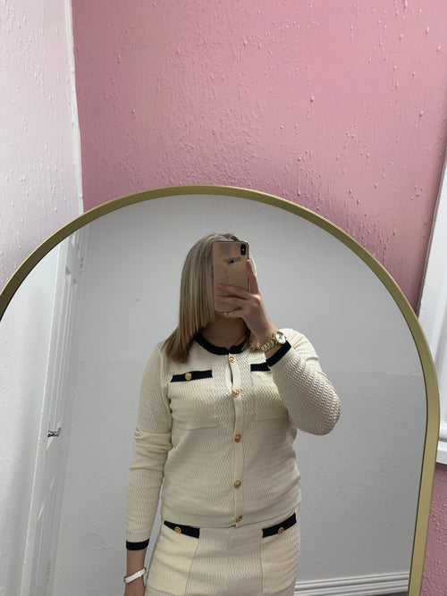 SASHA CRINKLE KNITTED SET