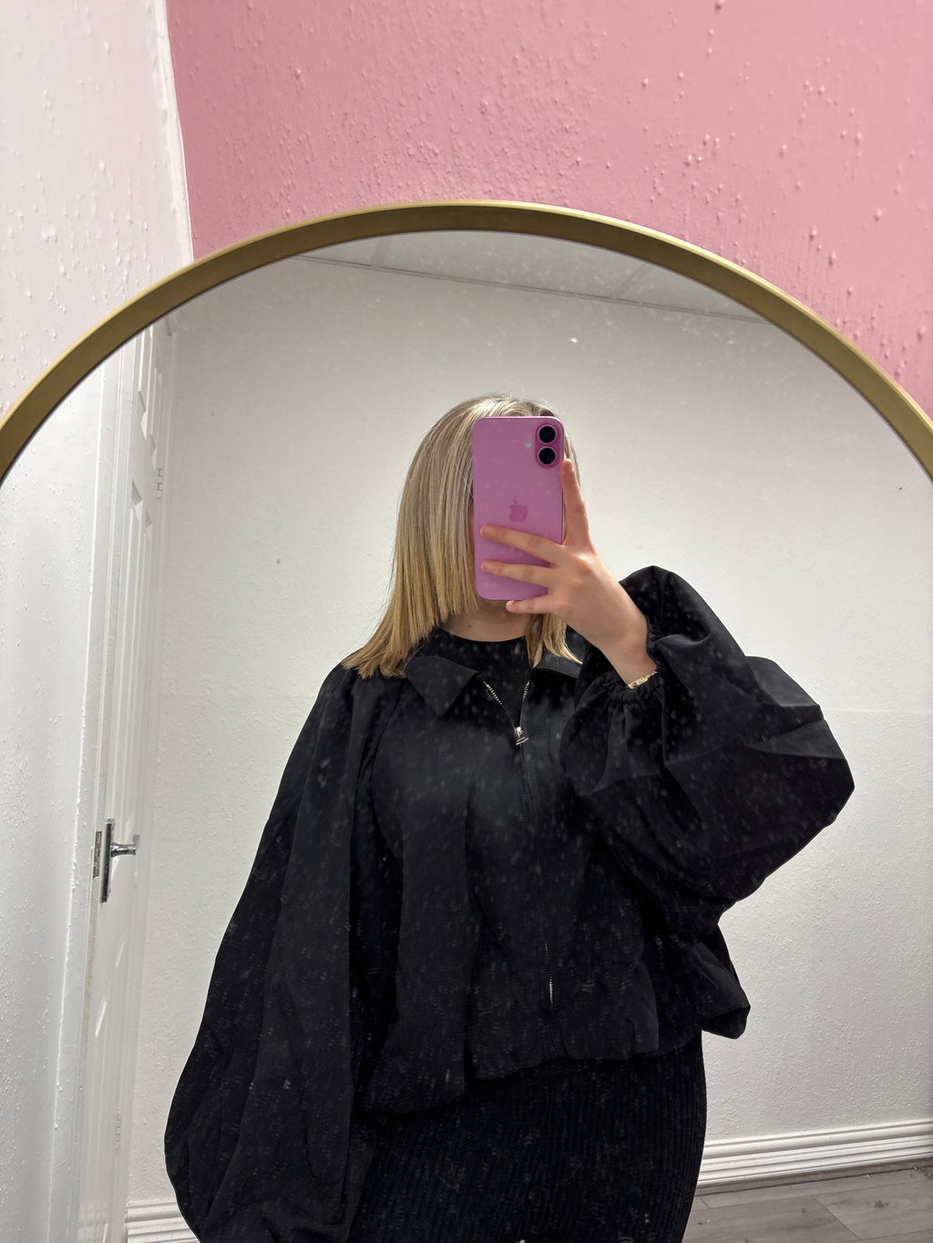 Clara Bubble Hem Sleeve Jacket