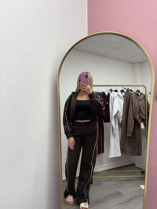 OLIVIE STRIPE TRACKSUIT