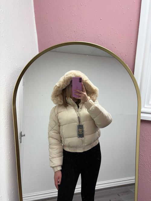 AURORA PADDED FUR COAT