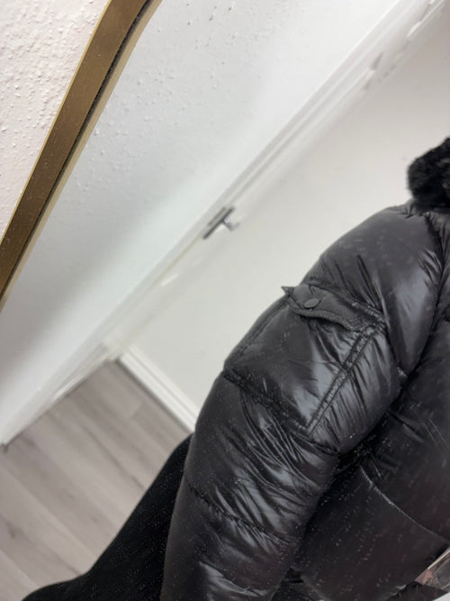 AURORA PADDED FUR COAT
