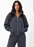 Ruby Panelled Full Zip Sweatshirt