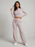 RAVEN STRIPE TROUSER SET