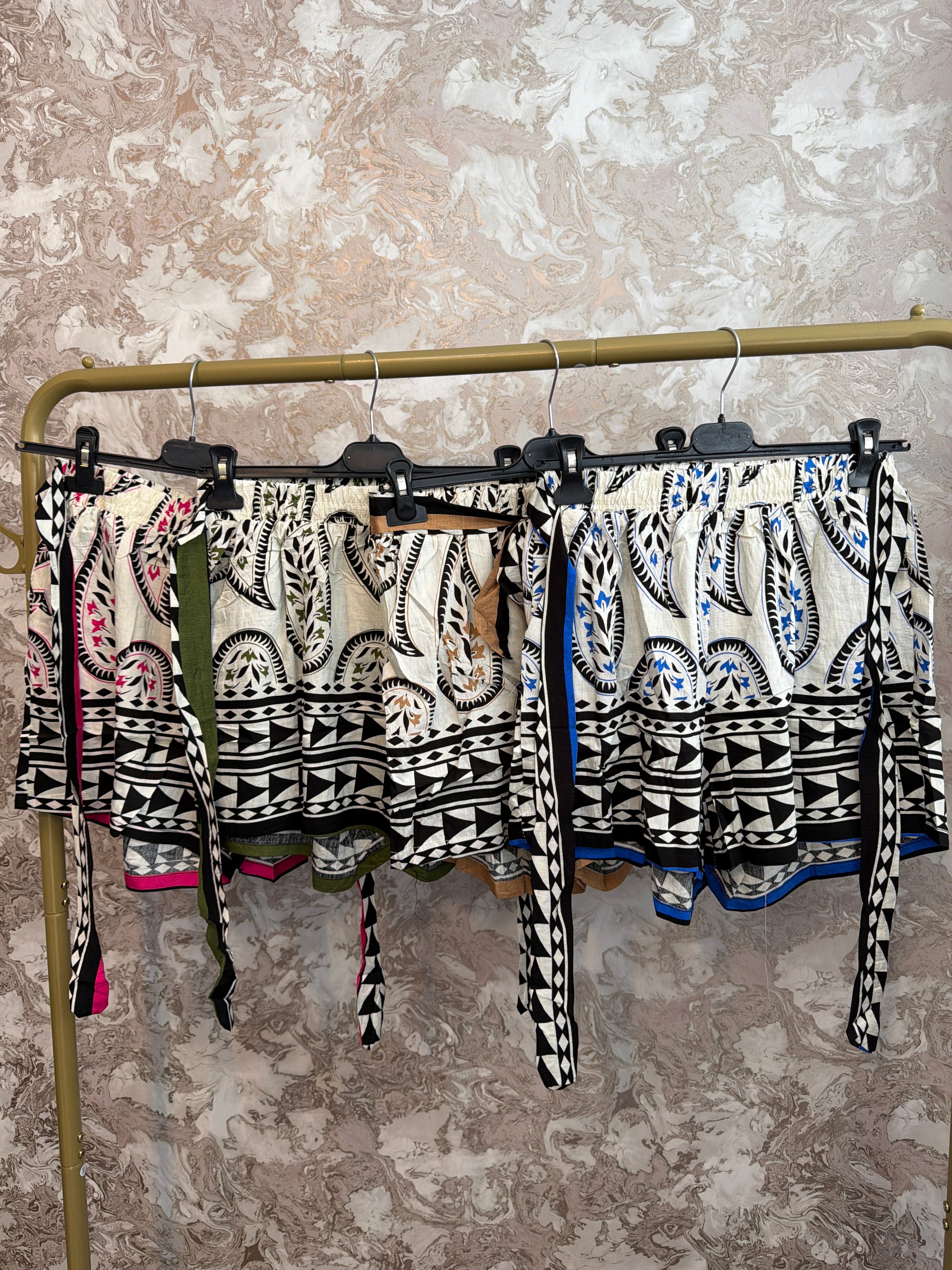 JADE GEOMETRIC SHORTS