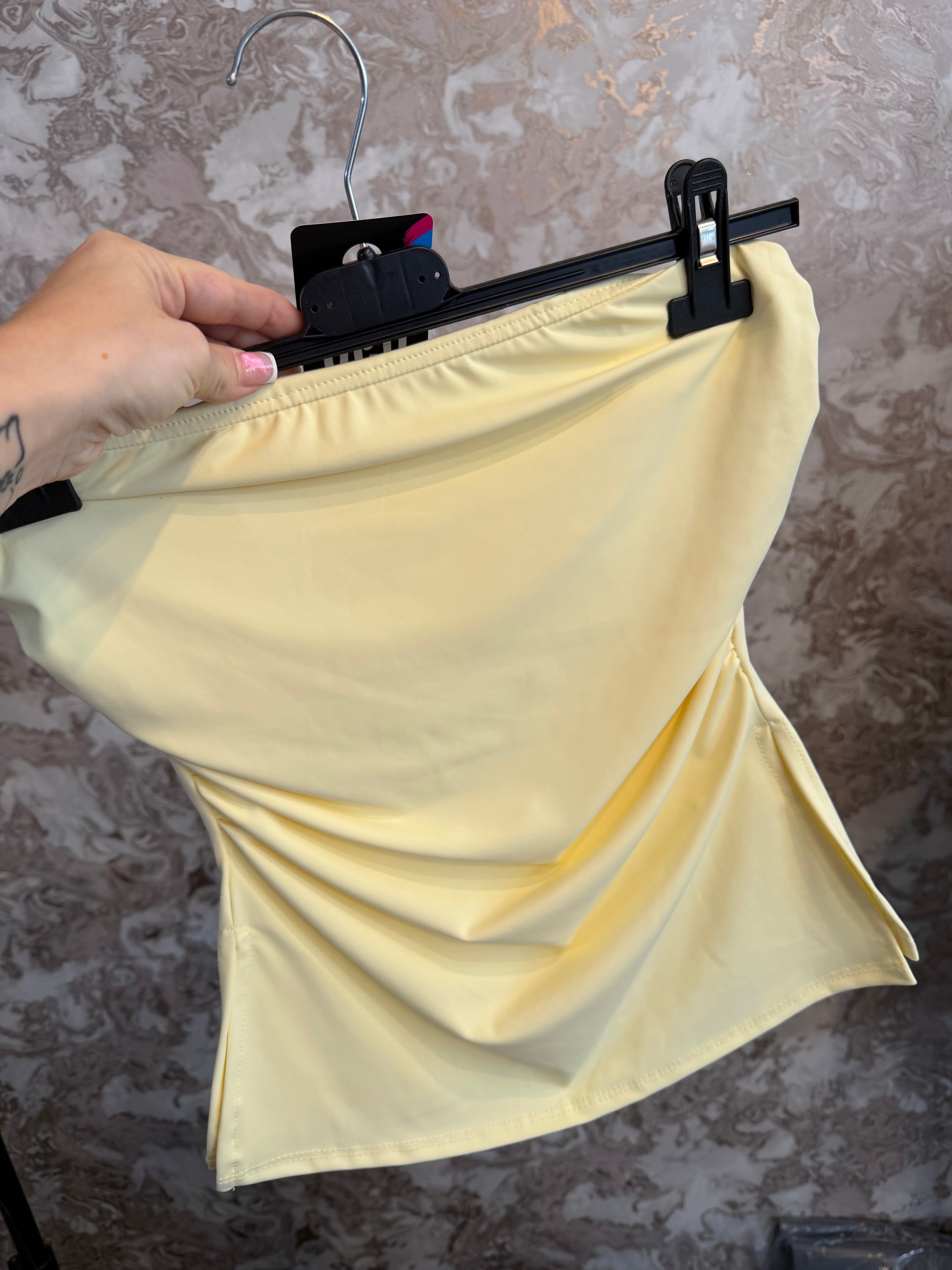 MARNIE BANDEAU TOP