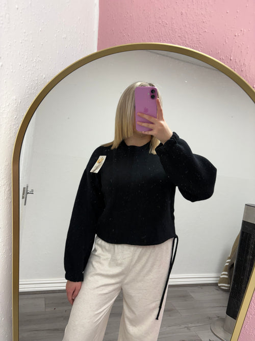 HARLOW RUCHED KNITTED JUMPER