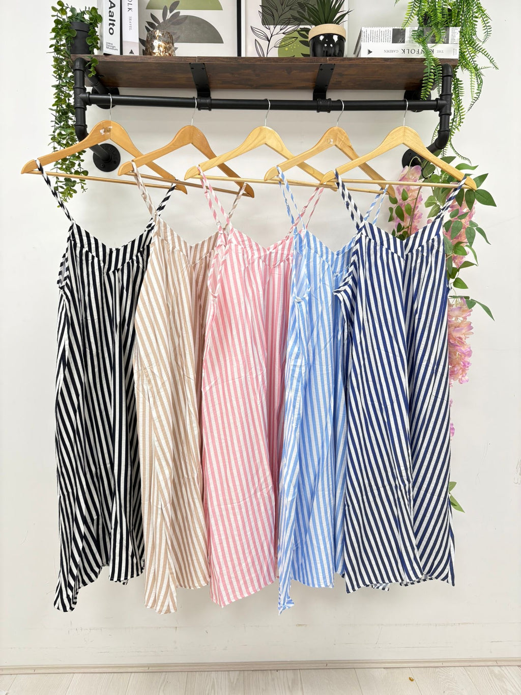 ELLA STRIPE SMOCK DRESS