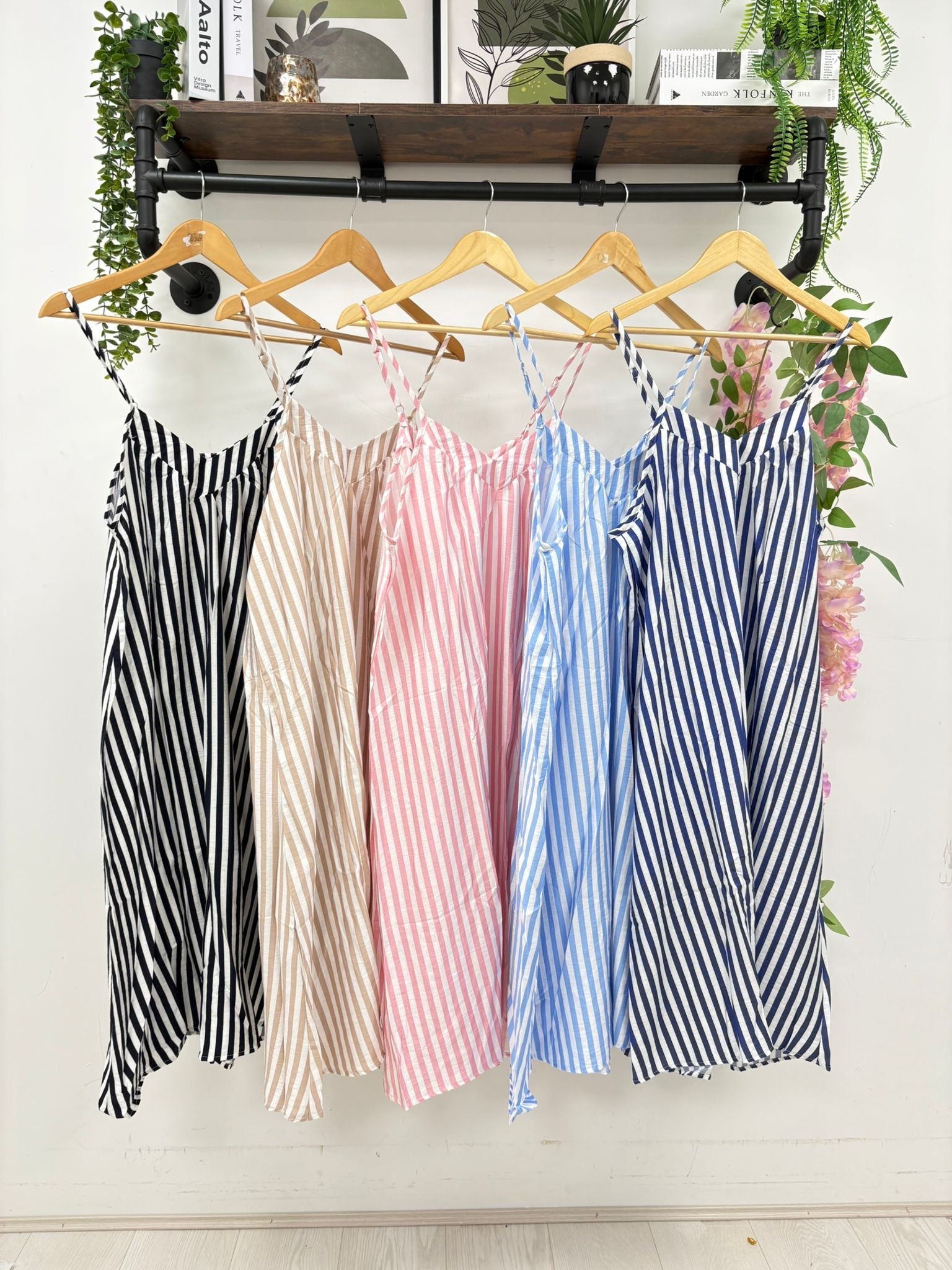 ELLA STRIPE SMOCK DRESS