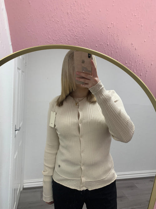 WREN BUTTON UP KNITTED TOP