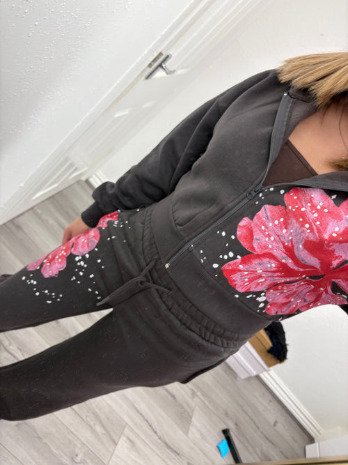 ALMA FLORAL TRACKSUIT