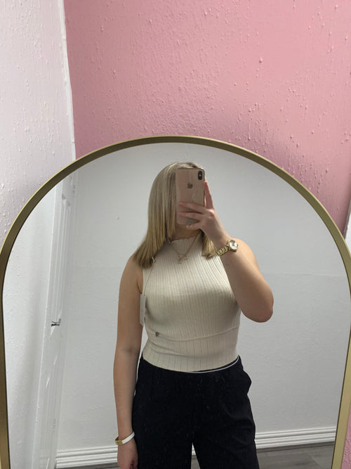 NICO KNITTED HIGH NECK TOP