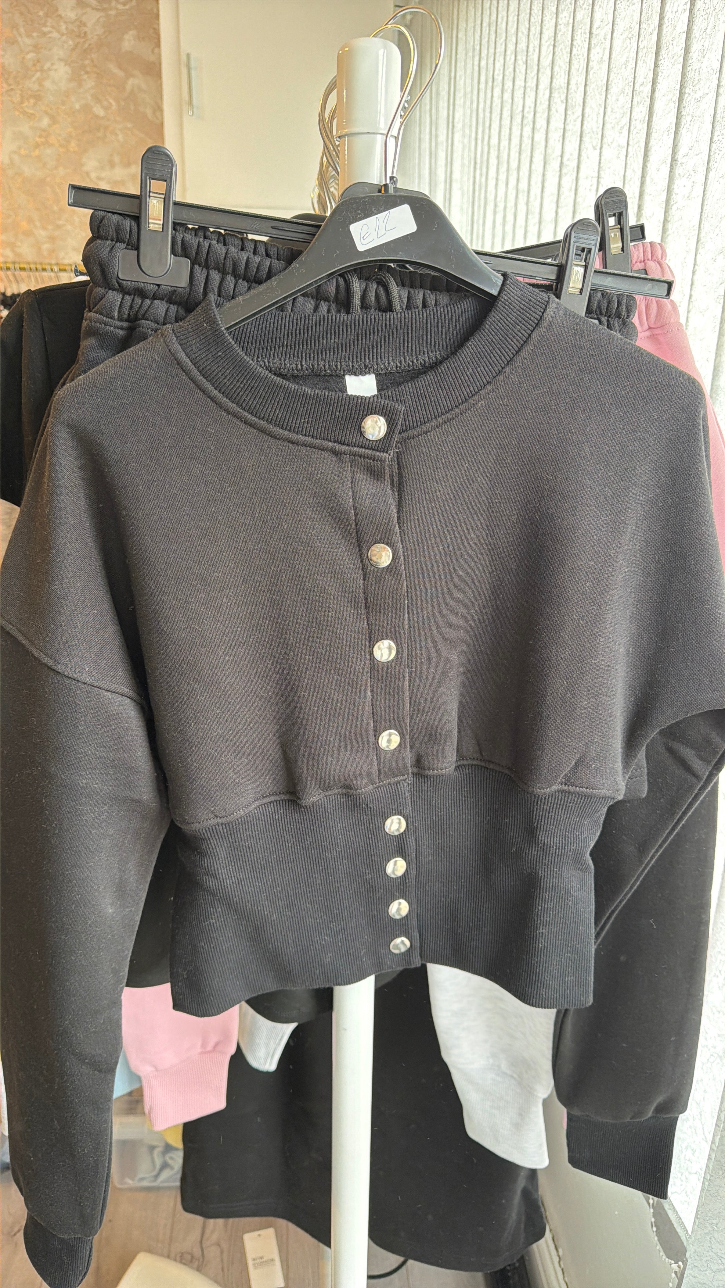 BECKY BUTTON UP SHORT SET