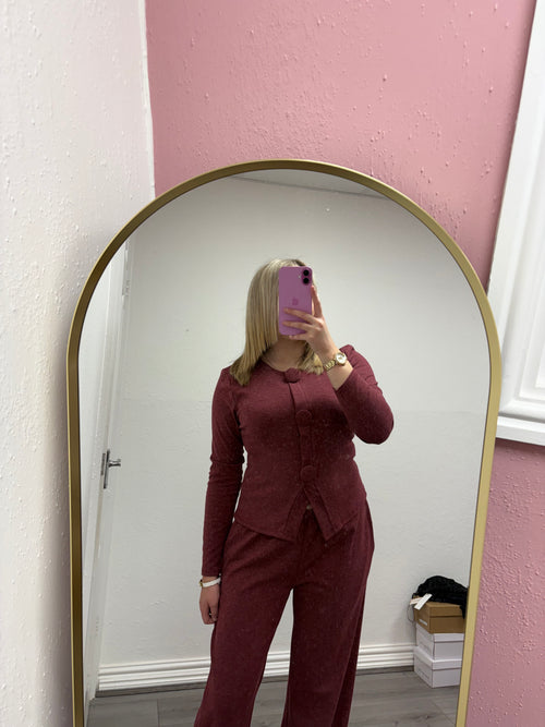 MIMI BUTTON UP SET