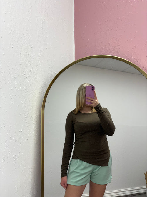 ASTRID FLEECE ASYMMETRICAL TOP